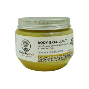 Natural Body Scrub “Lemon & Tea Flowers”